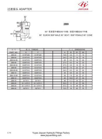 Adapter Male BSP 60 Swivel BSP Adapter